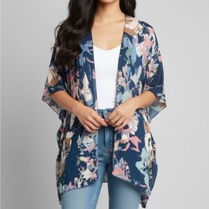 Floral New Kimono Cardigan One size
